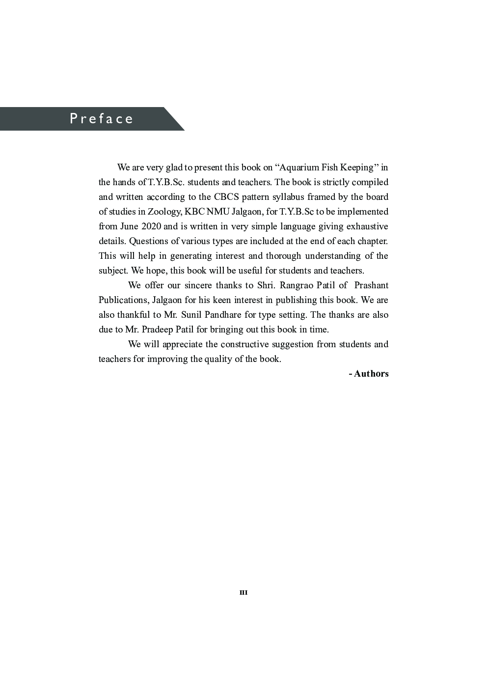 ZOO 506 (B) : Aquarium Fish Keeping (KBCNMU) by Prof. Dr. S. S. Patole, Dr. V. R. Borane, Dr. R. K. Petare - Page 4