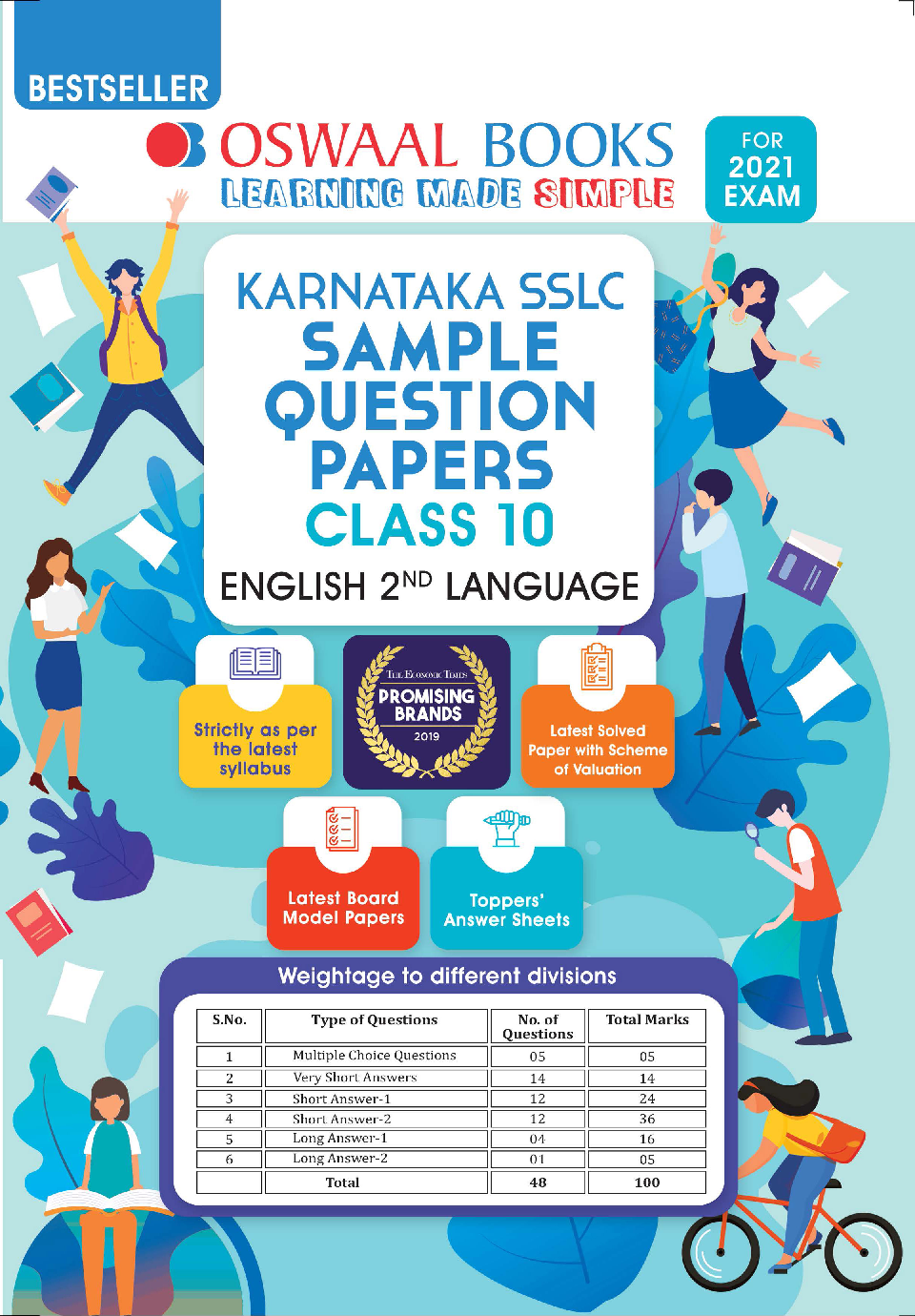 Download Oswaal Karnataka SSLC Class 10 English 2nd Language Sample