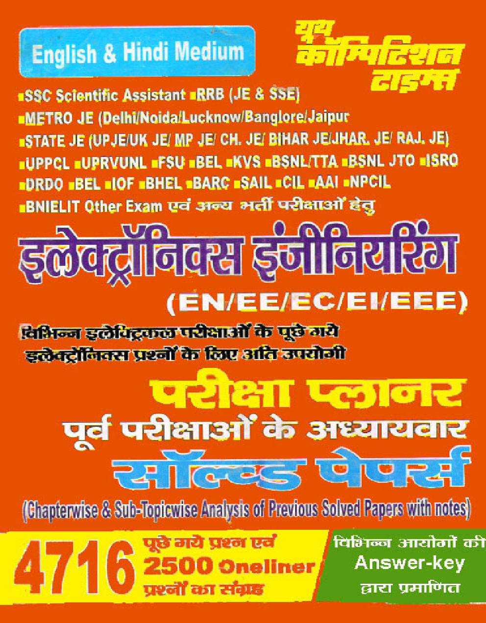 इलेक्ट्रॉनिक्स इंजीनियरिंग अध्यायवार सॉल्वड पेपर्स परीक्षा प्लानर - Page 1