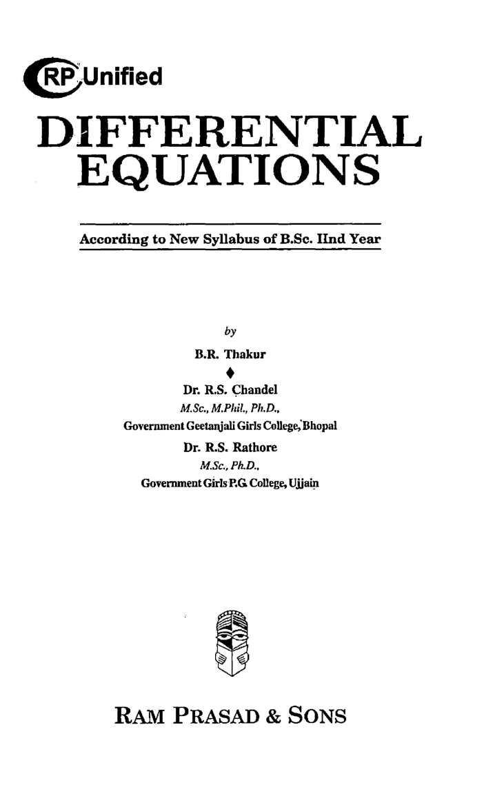 Differential Equations - Page 2