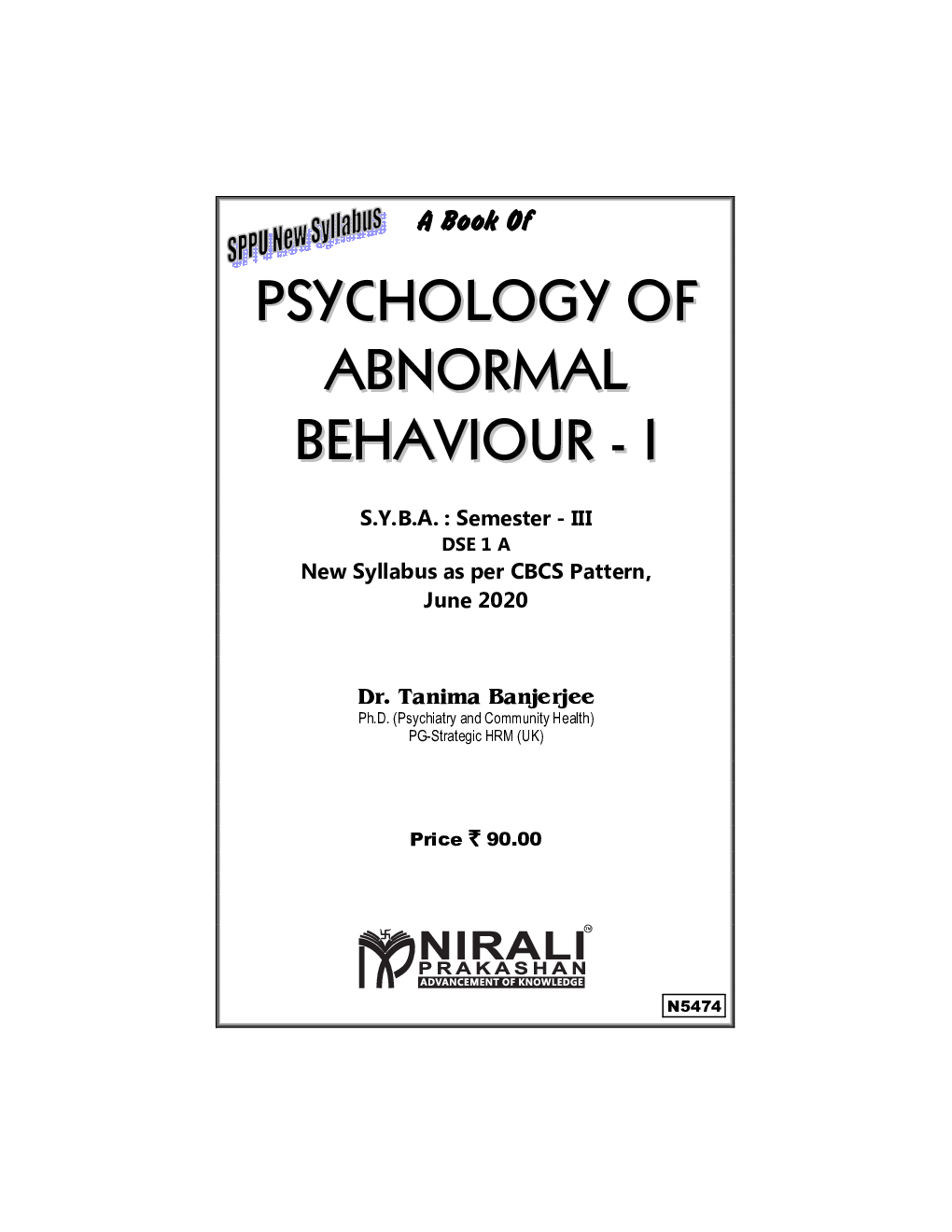 Psychology Of Abnormal Behaviour-I (Psychology DSE-1A) - Page 2