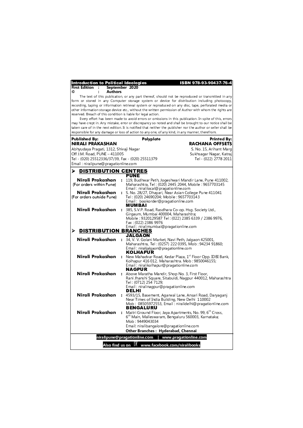 An Introduction To Political Ideologies (Political Science-CC) - Page 3