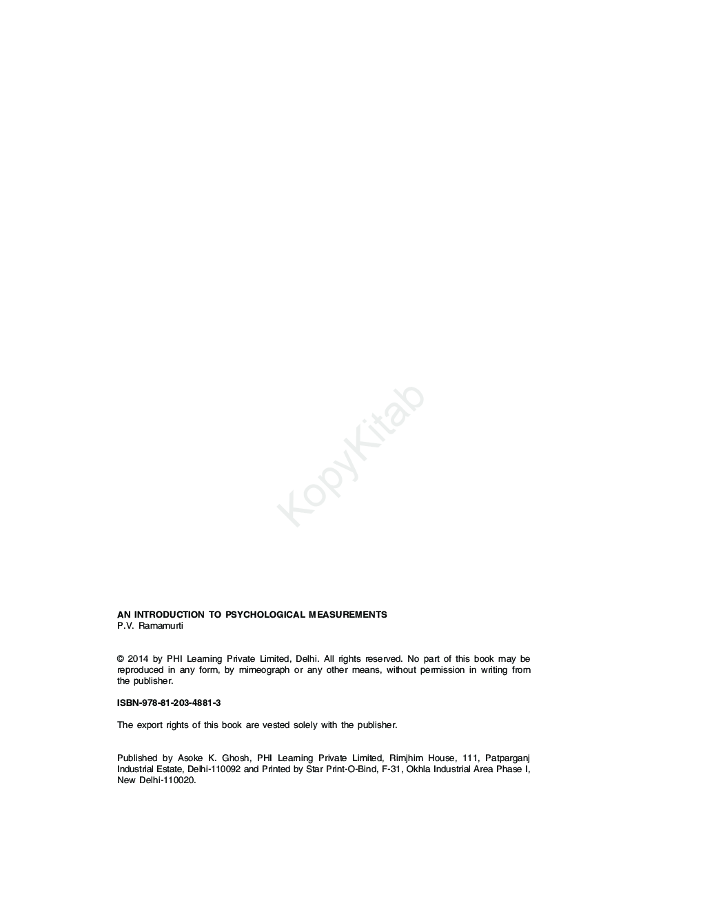 An Introduction To Psychological Measurements - Page 5