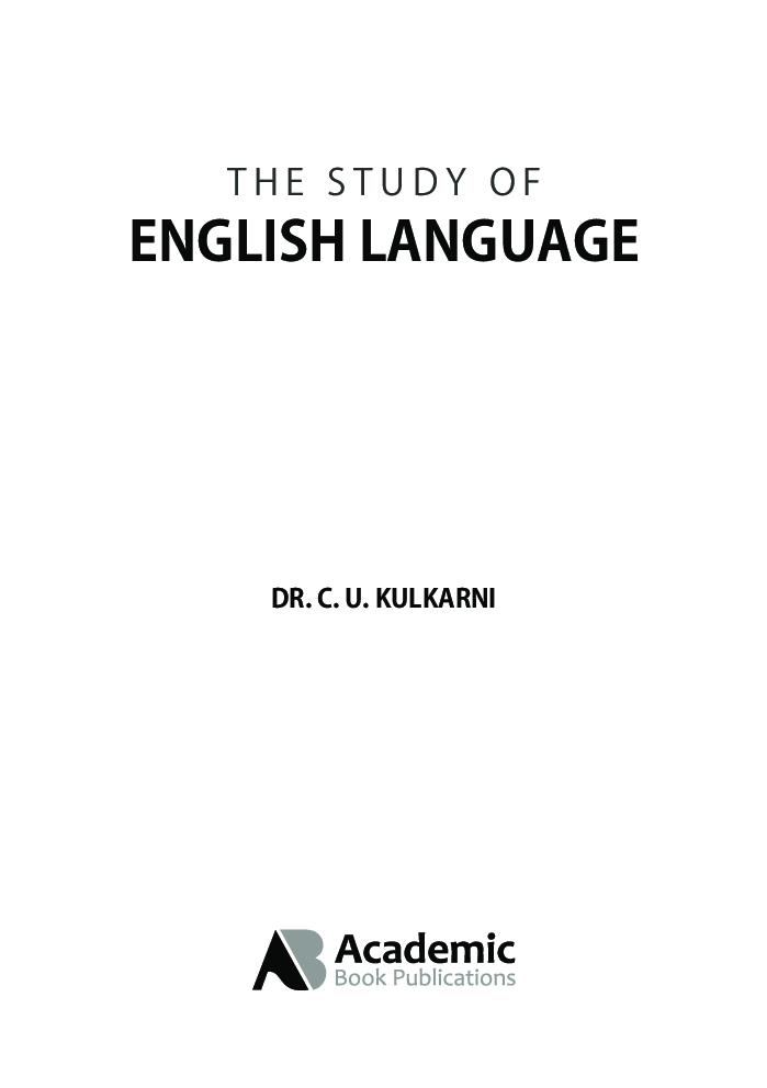 The Study of English Language - Page 2