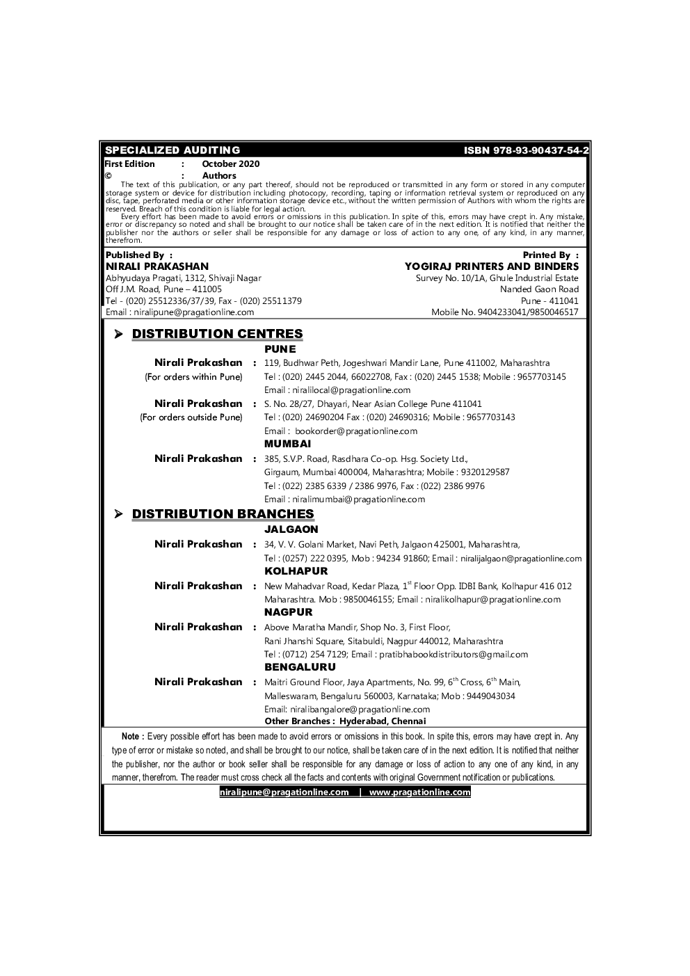 Specialized Auditing - Page 3