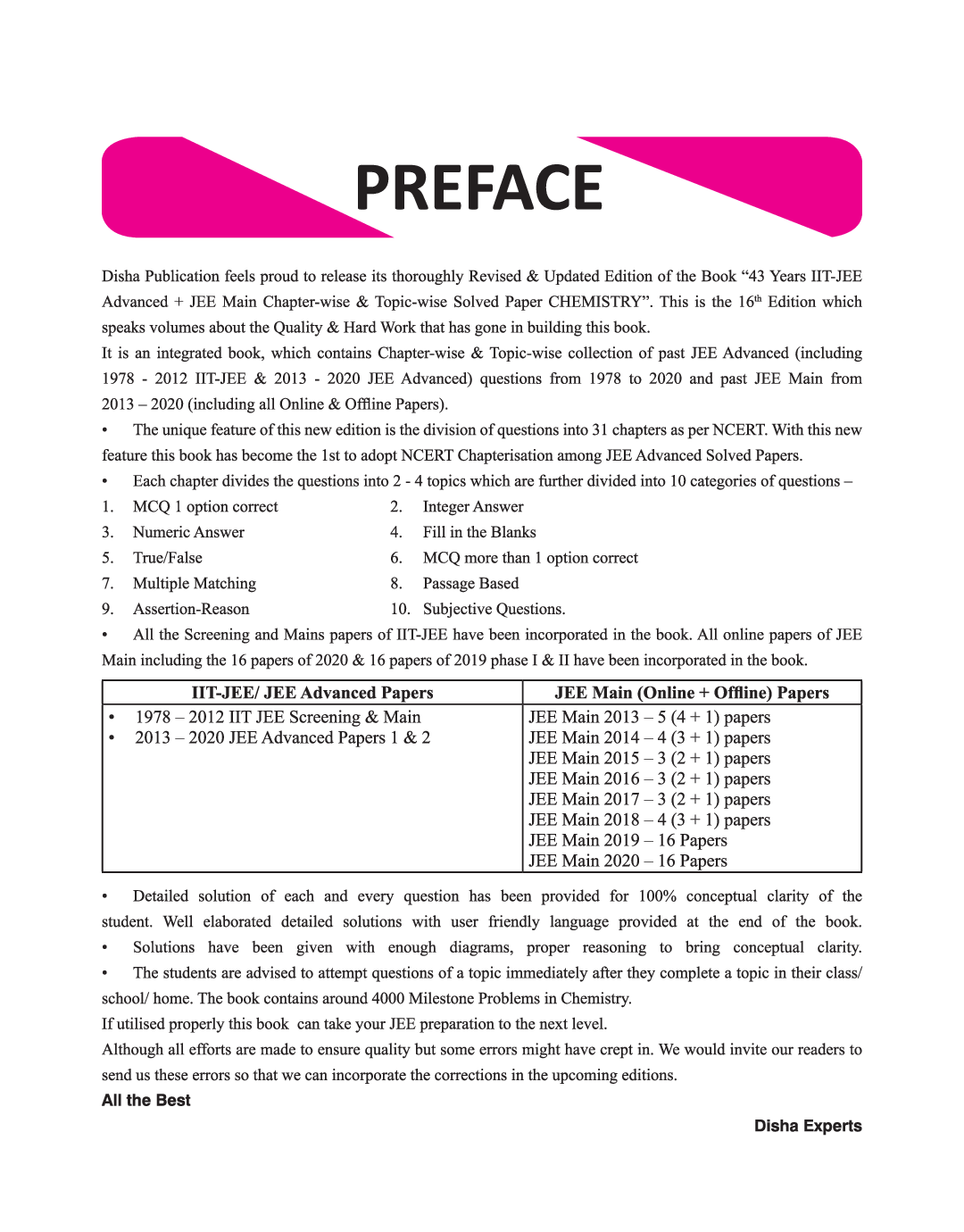 43 Years JEE Advanced (1978 - 2020) + JEE Main Chapterwise & Topicwise Solved Papers Chemistry - Page 4