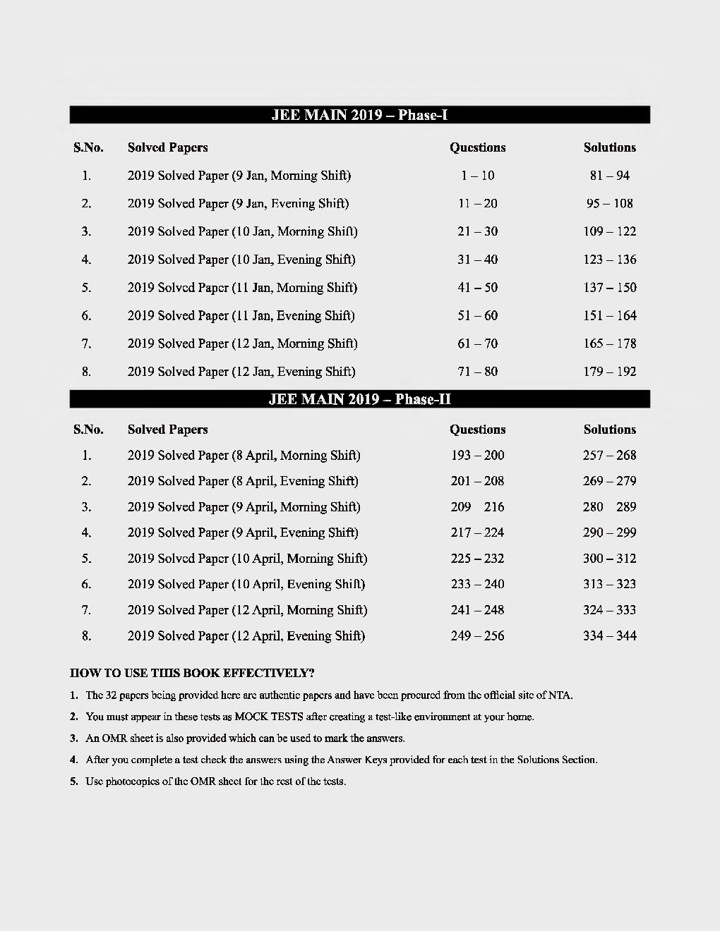 32 JEE Main Online 2019 & 2020 Solved Papers 4th Edition - Page 5