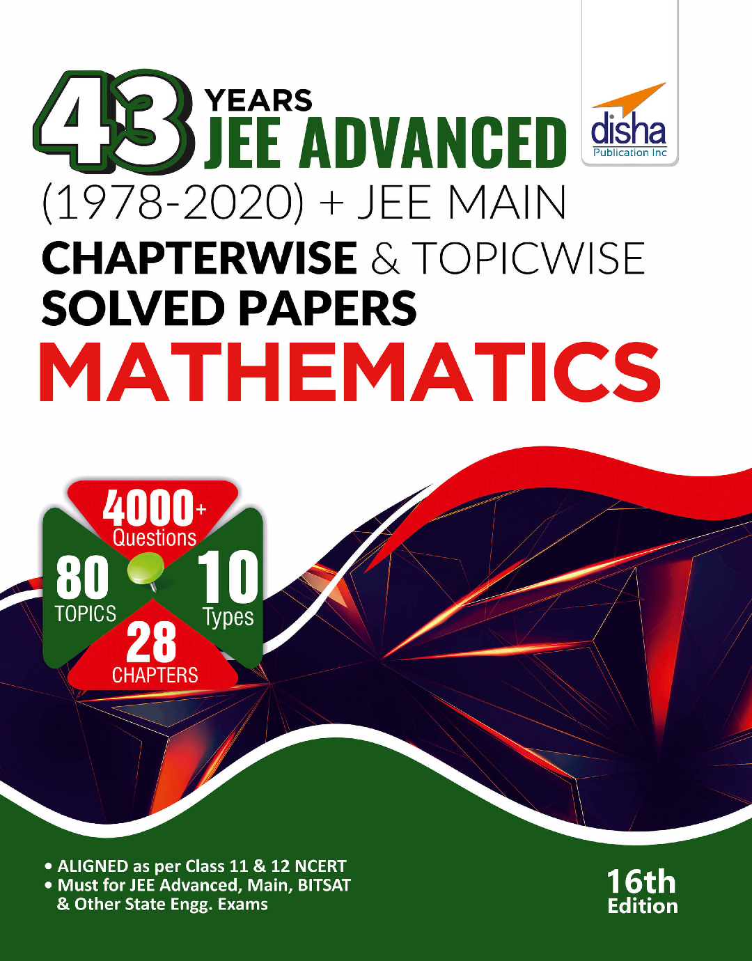 43 Years JEE Advanced (1978 - 2020) + JEE Main Chapterwise  & Topicwise Solved Papers Mathematics 16th Edition - Page 1