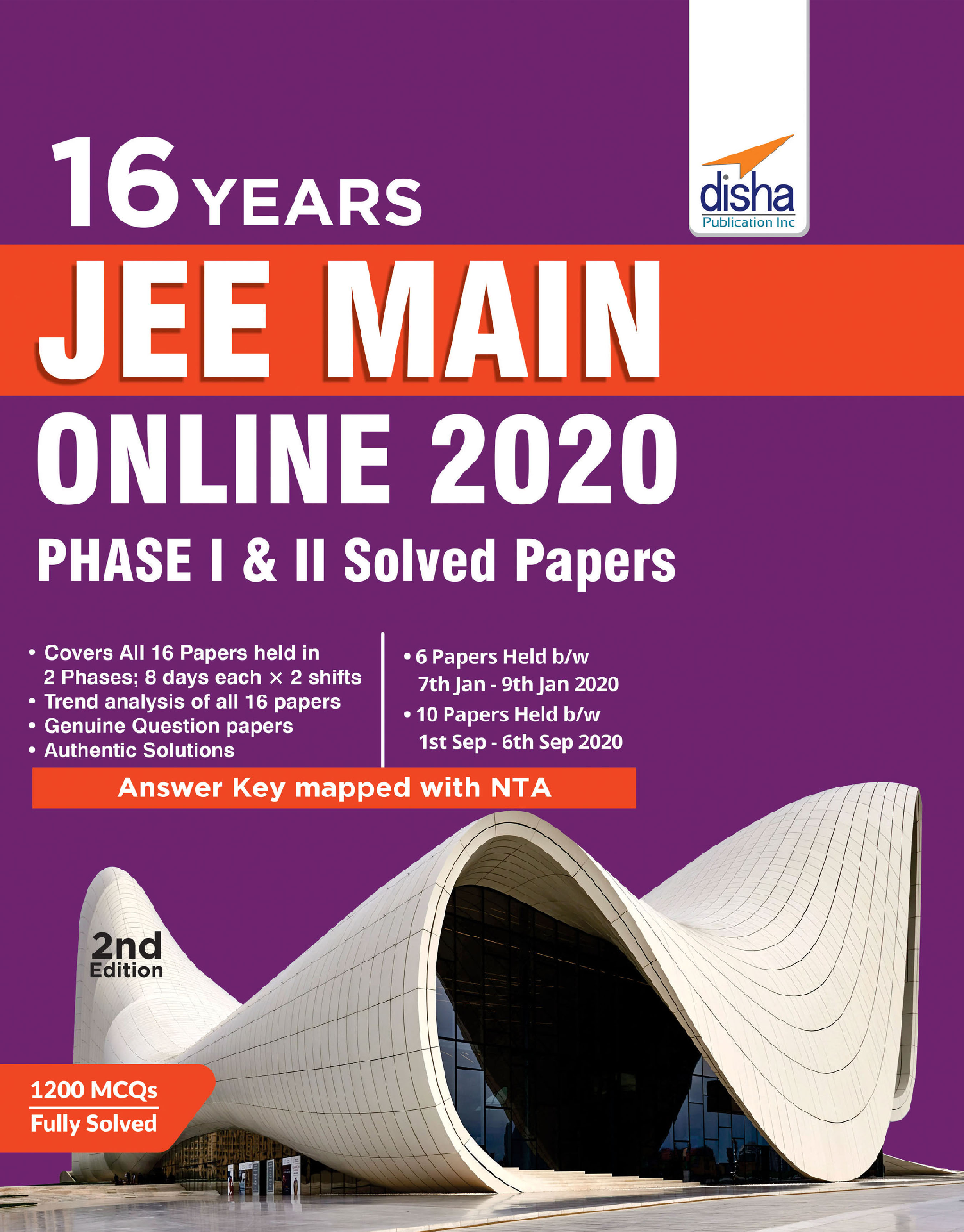 16 Years JEE Main Online 2020 Phase I & II Solved Papers - Page 1