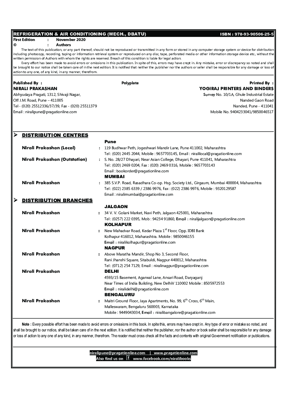 Refrigeration and Air Conditioning - Page 3
