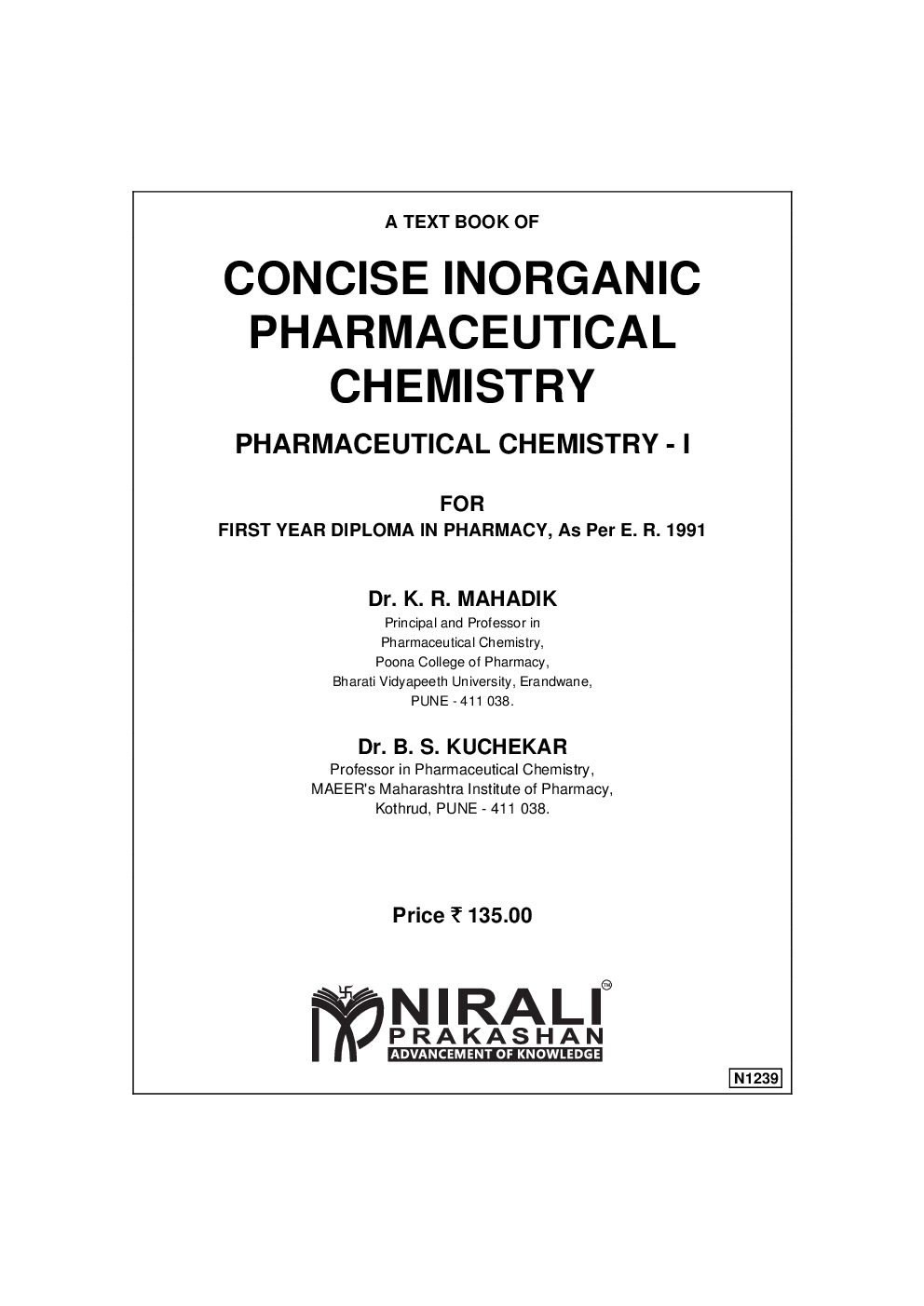 Concise Inorganic Pharmaceutical Chemistry I - Page 2
