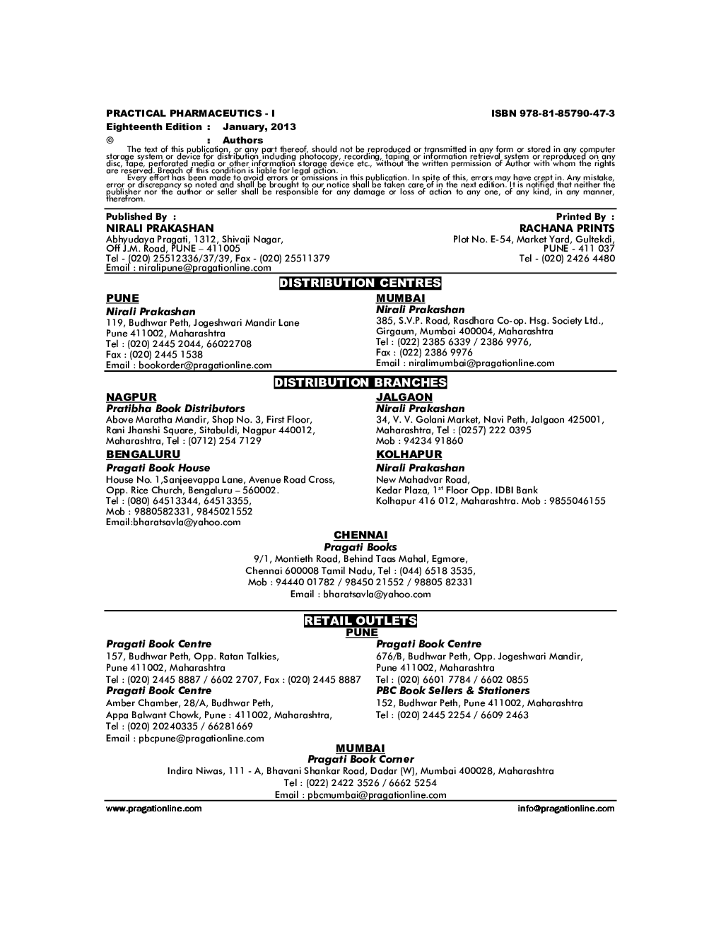 Practical Pharmaceutics I - Page 3