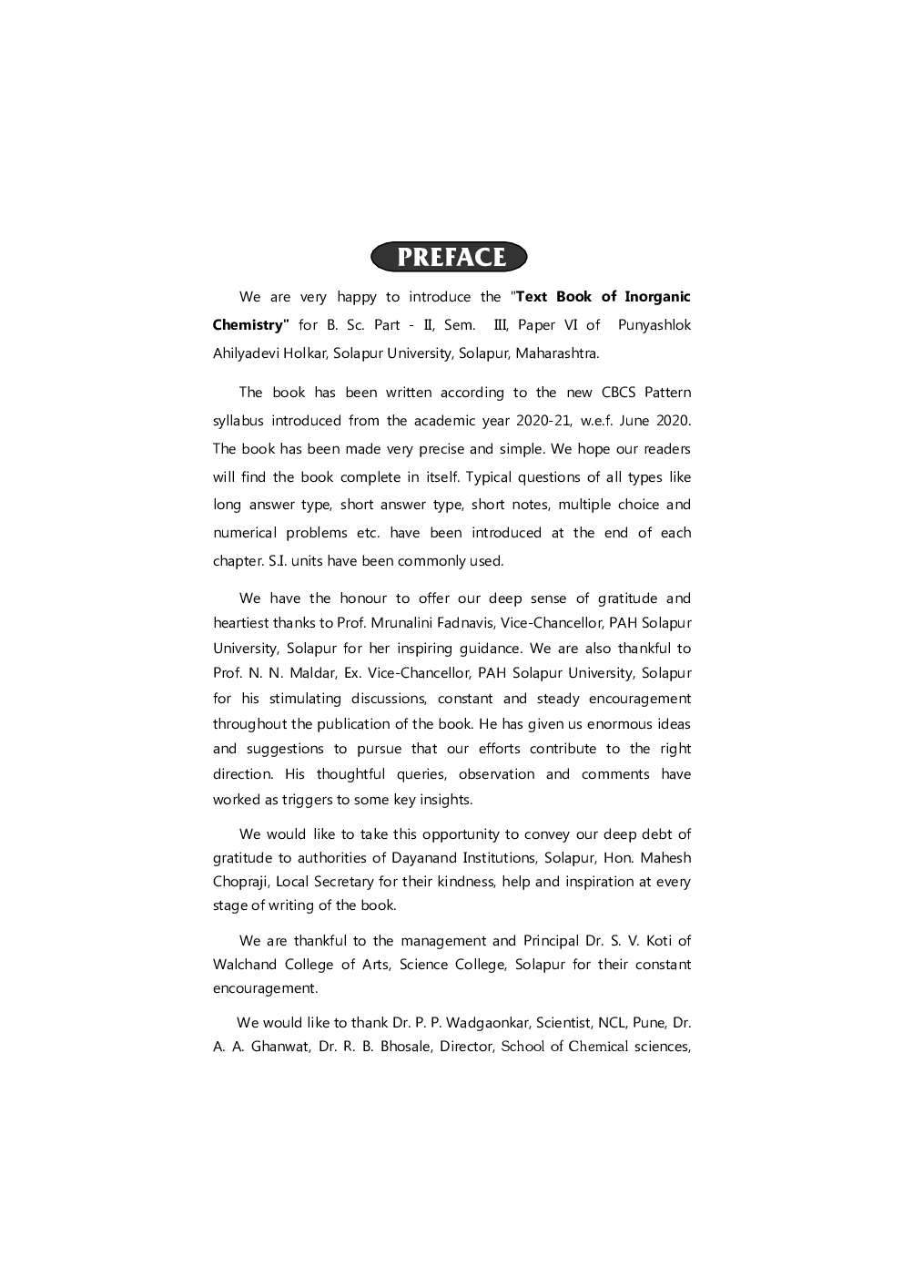 Text Book Of Inorganic Chemistry Paper VI - Page 4