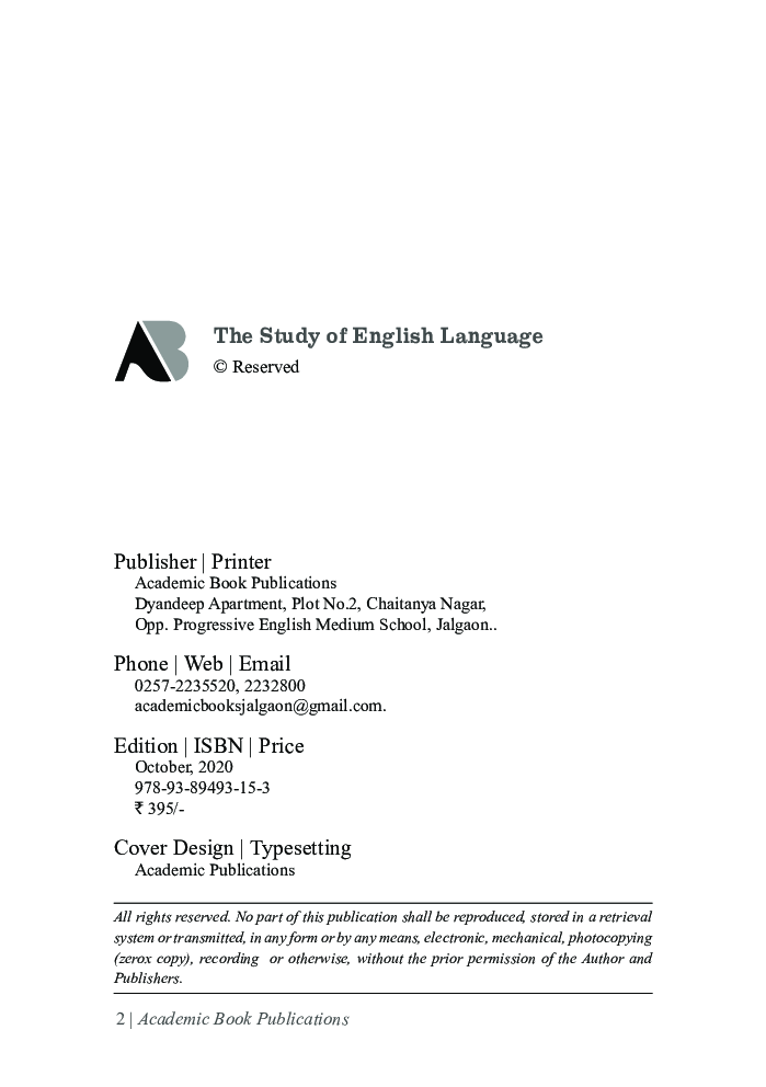 The Study Of English Language - Page 3