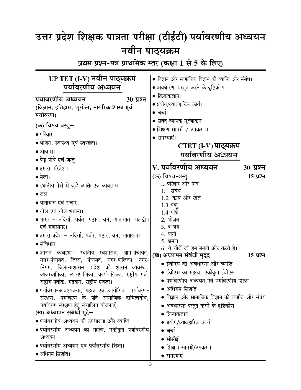 UPTET / CTET सहायक अध्यापक पर्यावरणीय अध्ययन एवं शिक्षण अध्यायवार प्रश्न कोश - Page 4