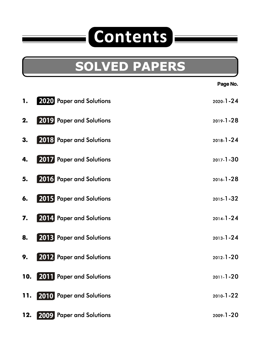 BITSAT 12 Year-wise Solved Papers (2020 - 2009) 3rd Edition  - Page 4