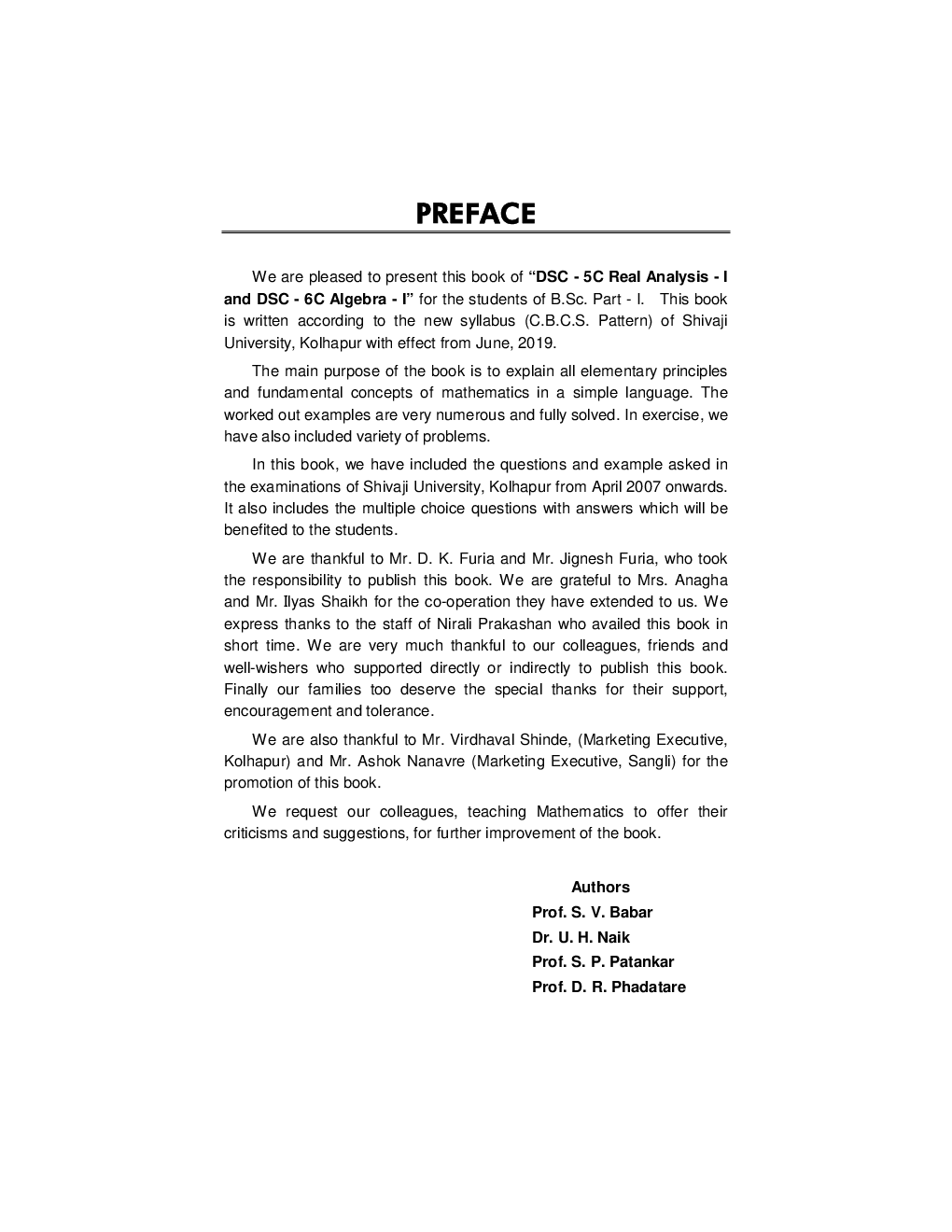 A Book Of Mathematics (Real Analysis I and Algebra I) - Page 4