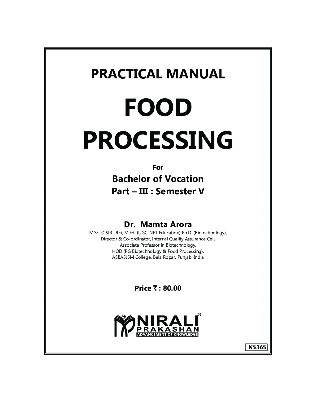 Practical Manual Food Processing - Page 2