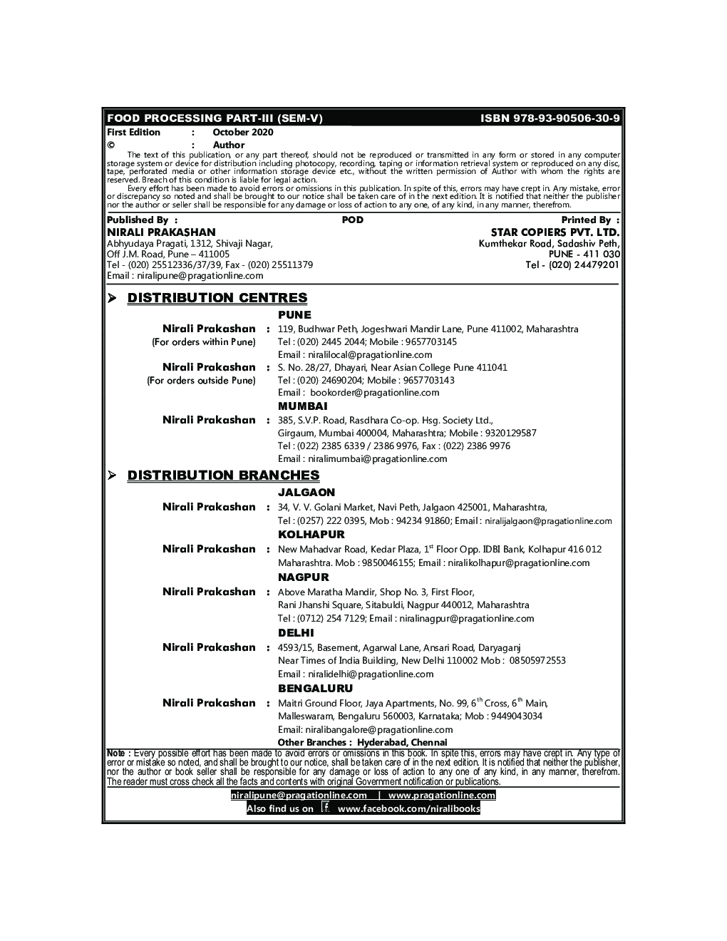 Practical Manual Food Processing - Page 3