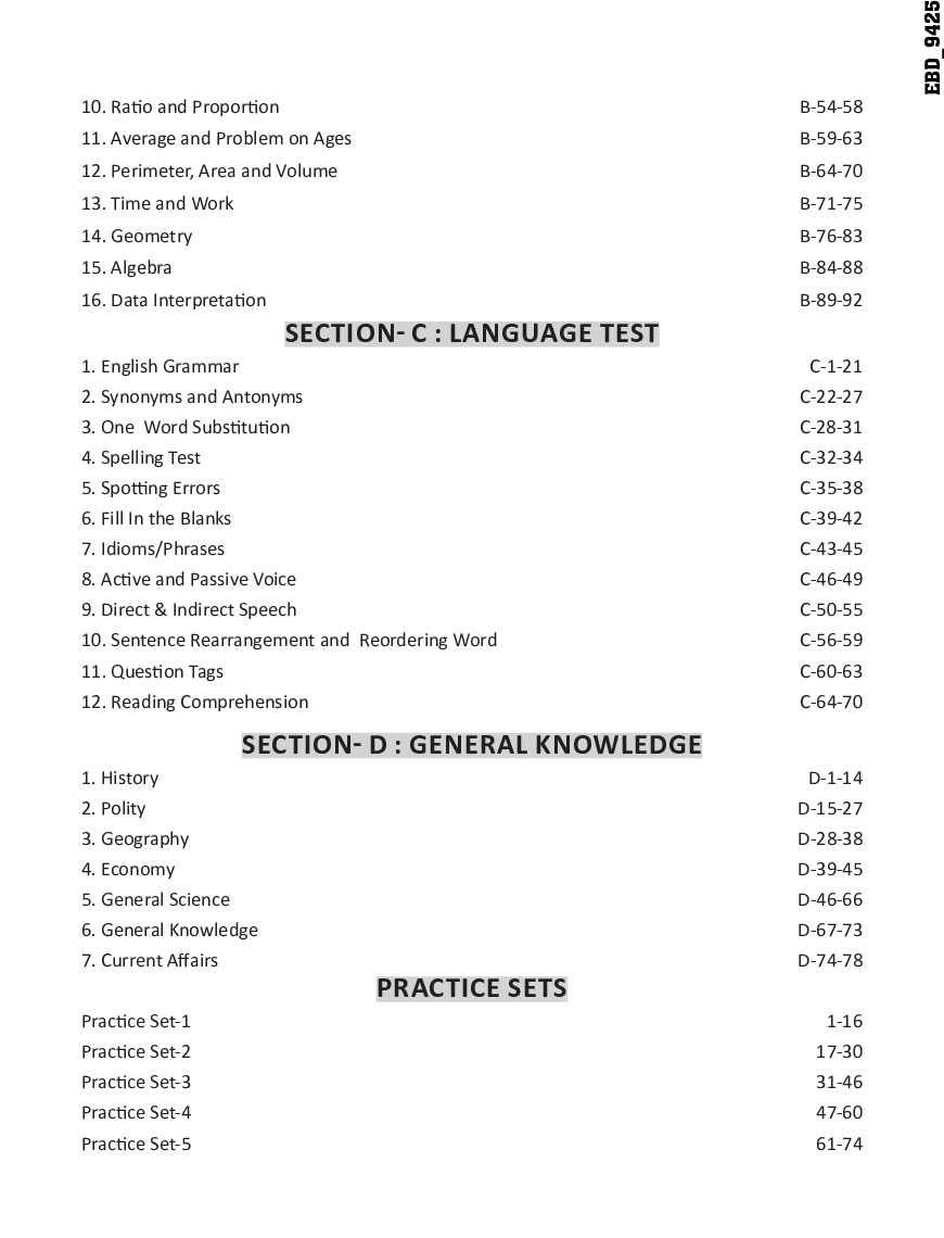 Guide to SAINIK School Entrance Exam with 5 Practice Sets for Class 6 - Page 5