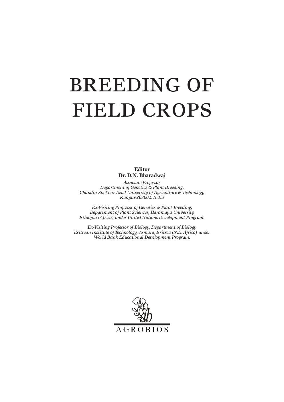 Breeding Of Field Crops - Page 2