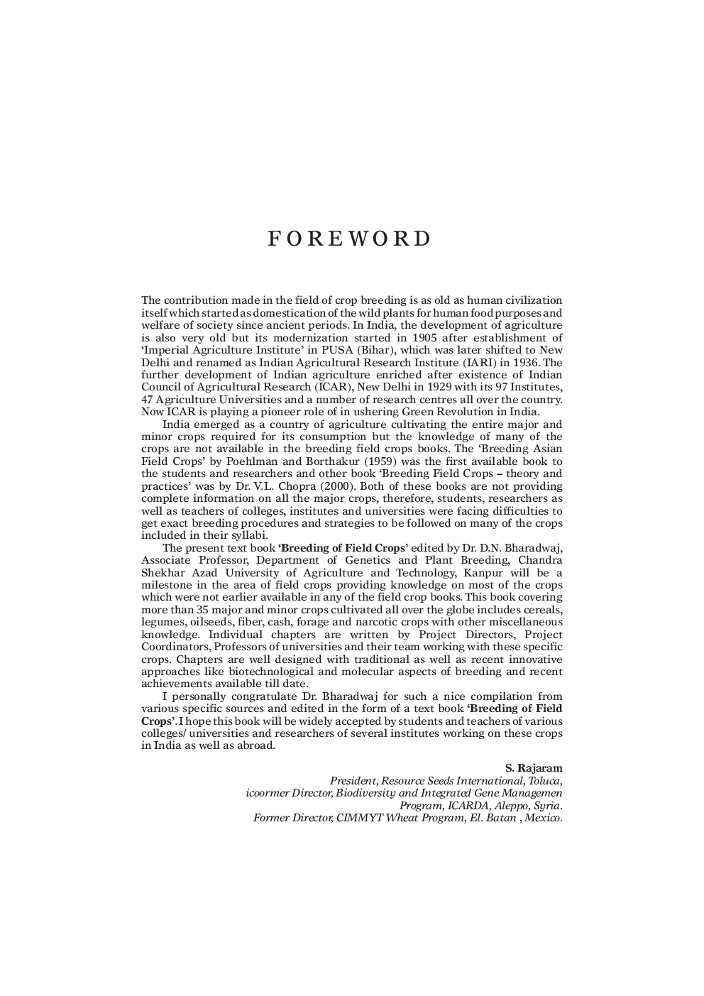 Breeding Of Field Crops - Page 4