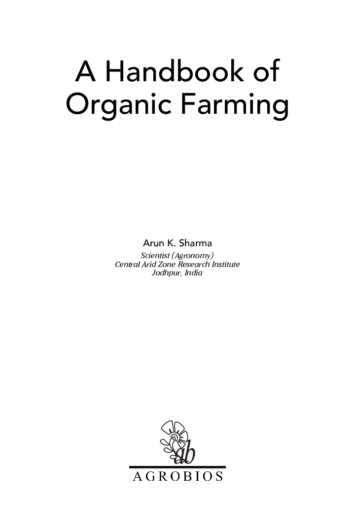 A Handbook Of Organic Farming - Page 2