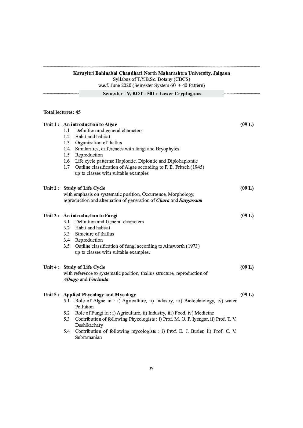 BOT-501 : Lower Cryptogams (KBCNMU) - Page 5