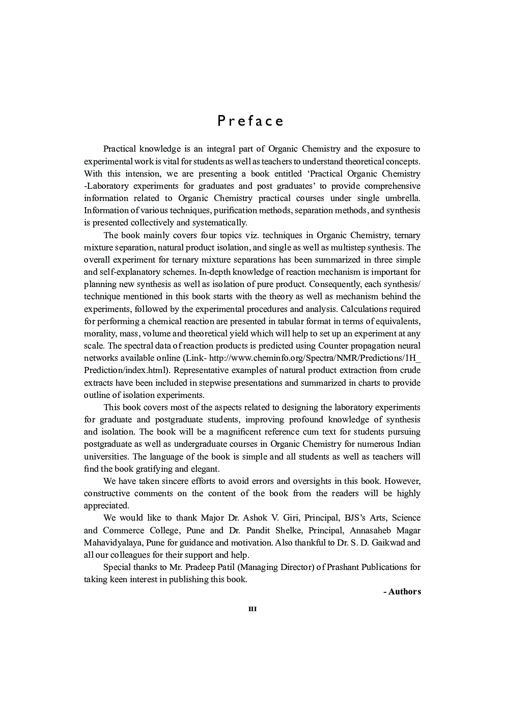 Practical Organic Chemistry - Page 4