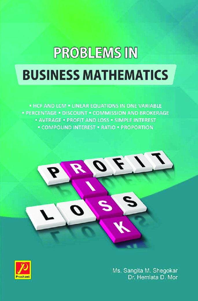 Problems in Business Mathematics - Page 1