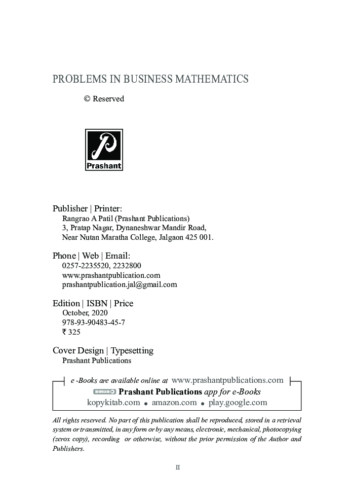 Problems in Business Mathematics - Page 3
