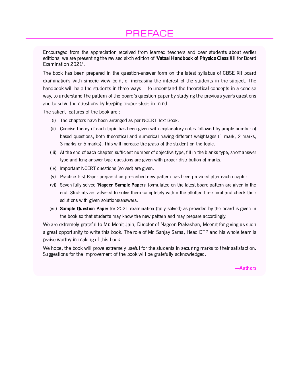 CBSE Handbook Of Physics For Class - XII - Page 4