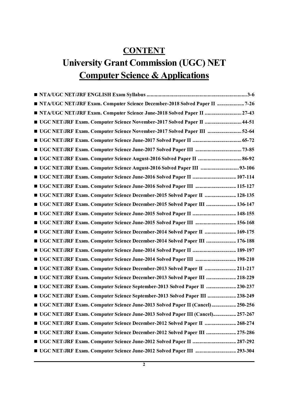 NTA UGC-NET / JRF Computer Science & Application Chapterwise Solved Papers With Notes - Page 3