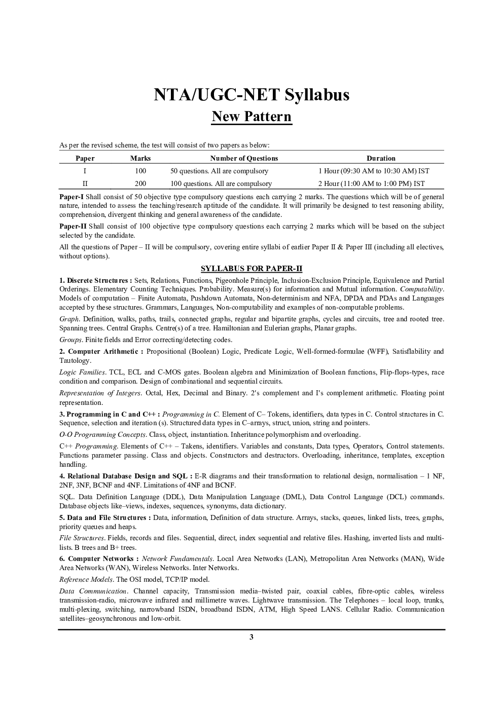 NTA UGC-NET / JRF Computer Science & Application Chapterwise Solved Papers With Notes - Page 4