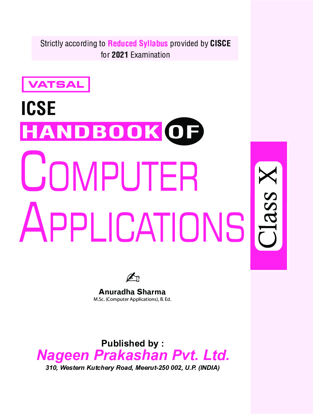 ICSE Computer Applications HandBook For Class X - Page 2