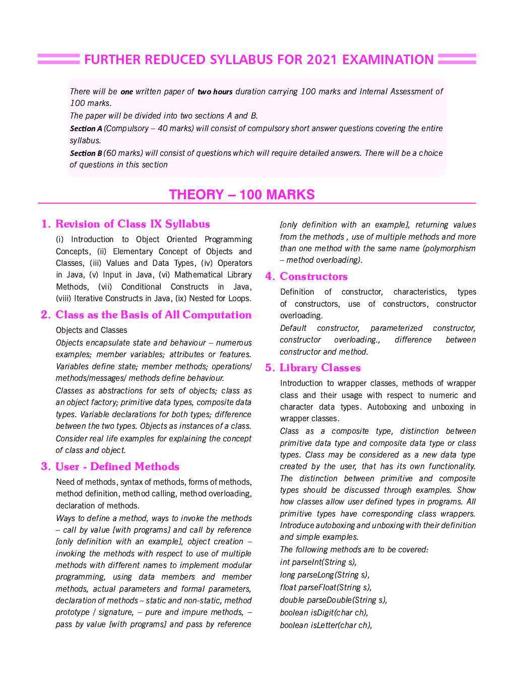 ICSE Computer Applications HandBook For Class X - Page 5