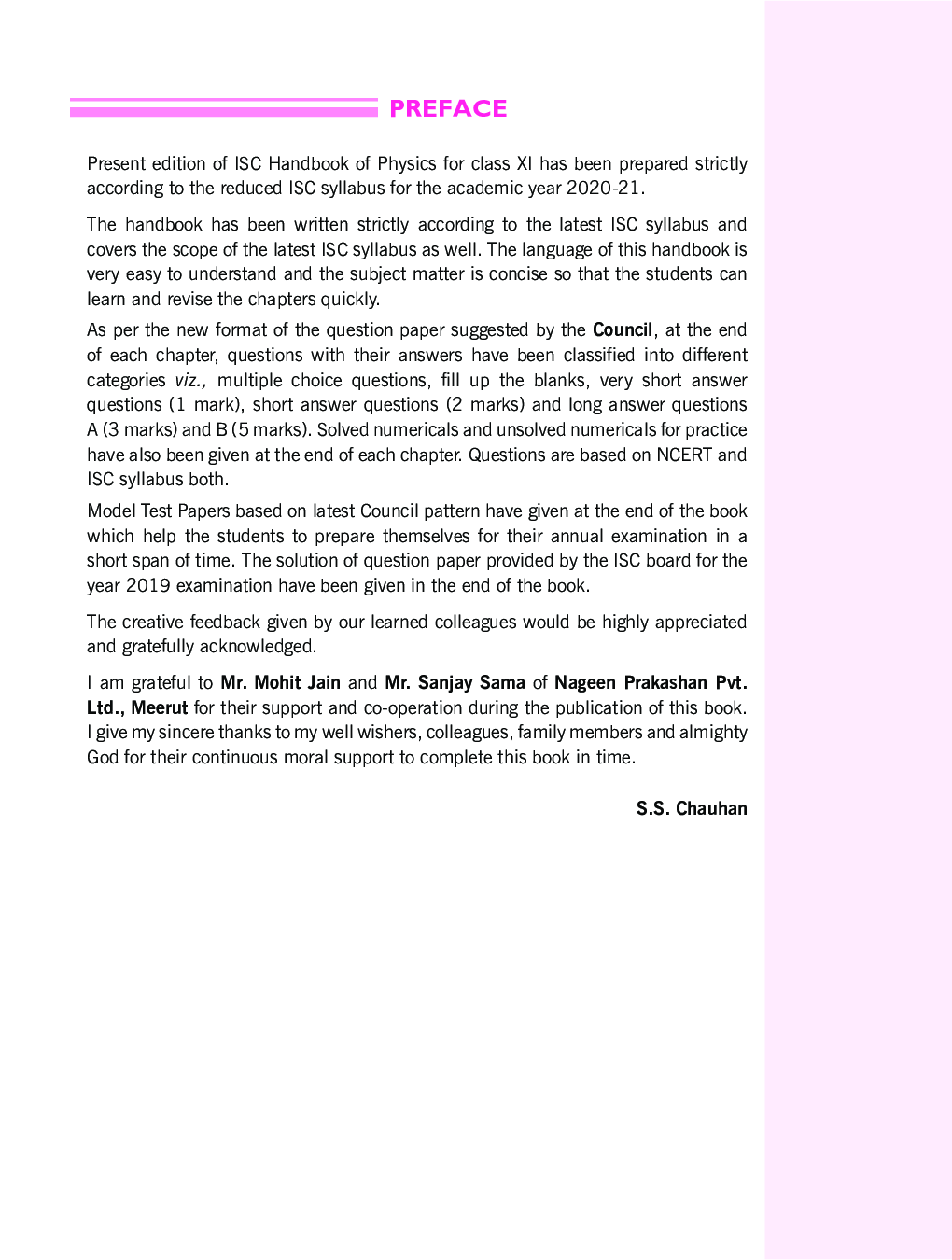 ICSE Physics HandBook For Class XI - Page 4