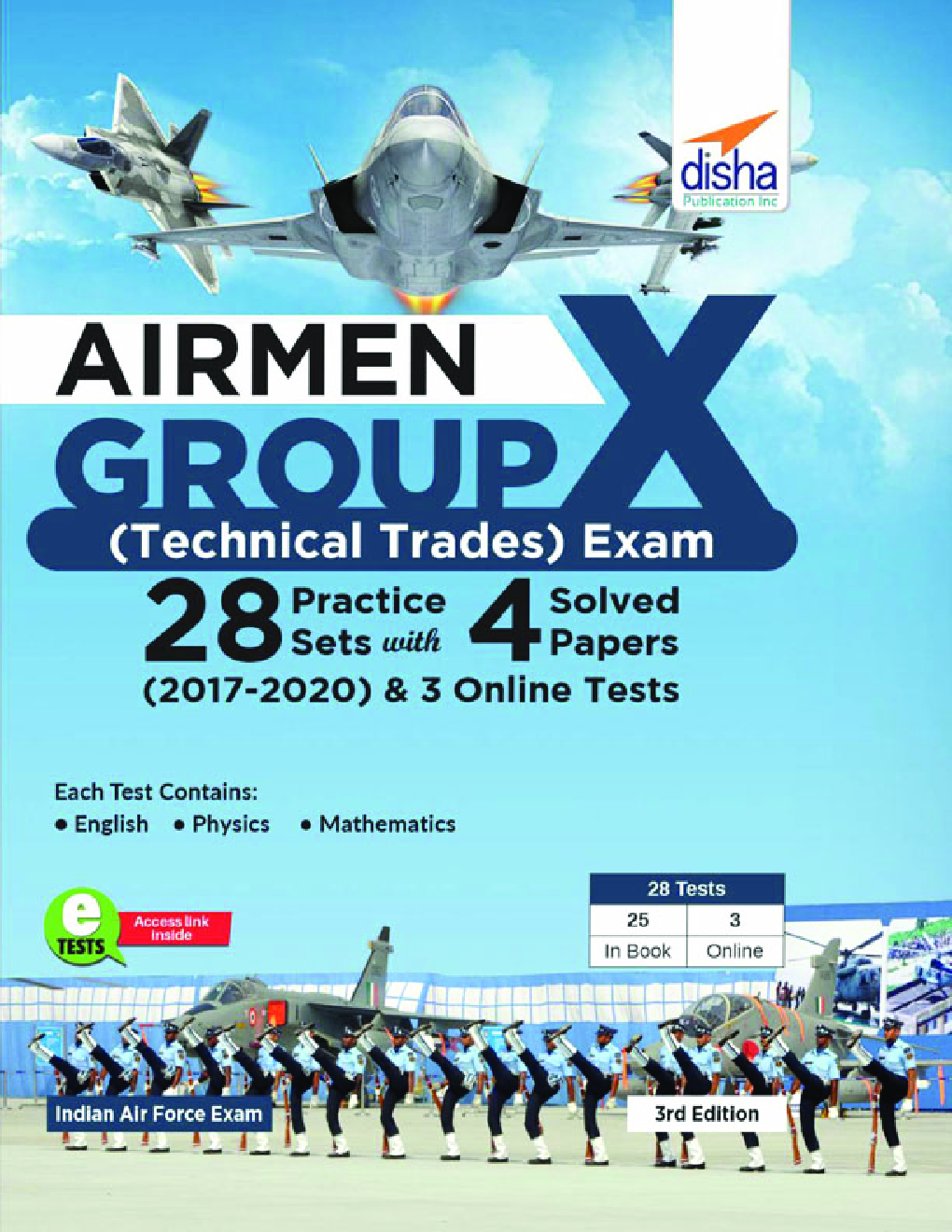 Airmen Group X (Technical Trades) Exam 28 Practice Sets With 4 Solved Papers (2017 - 2020) & 3 Online Tests 3rd Edition - Page 1