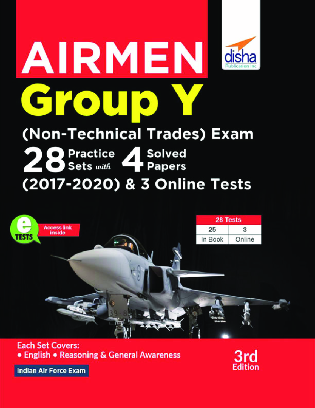 Airmen Group Y (Non-Technical Trades) Exam 28 Practice Sets With 4 Solved Papers (2017 - 2020) & 3 Online Tests 3rd Edition - Page 1