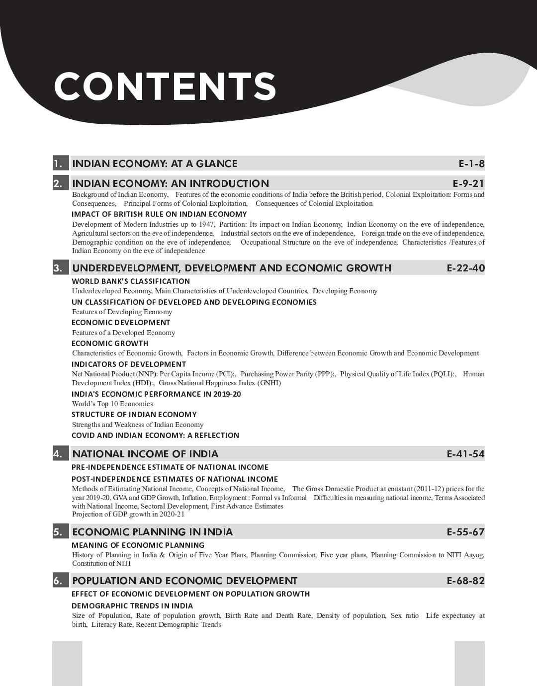 Indian Economy Compendium For IAS Prelims General Studies Paper 1 & State PSC Exams 4th Edition - Page 4