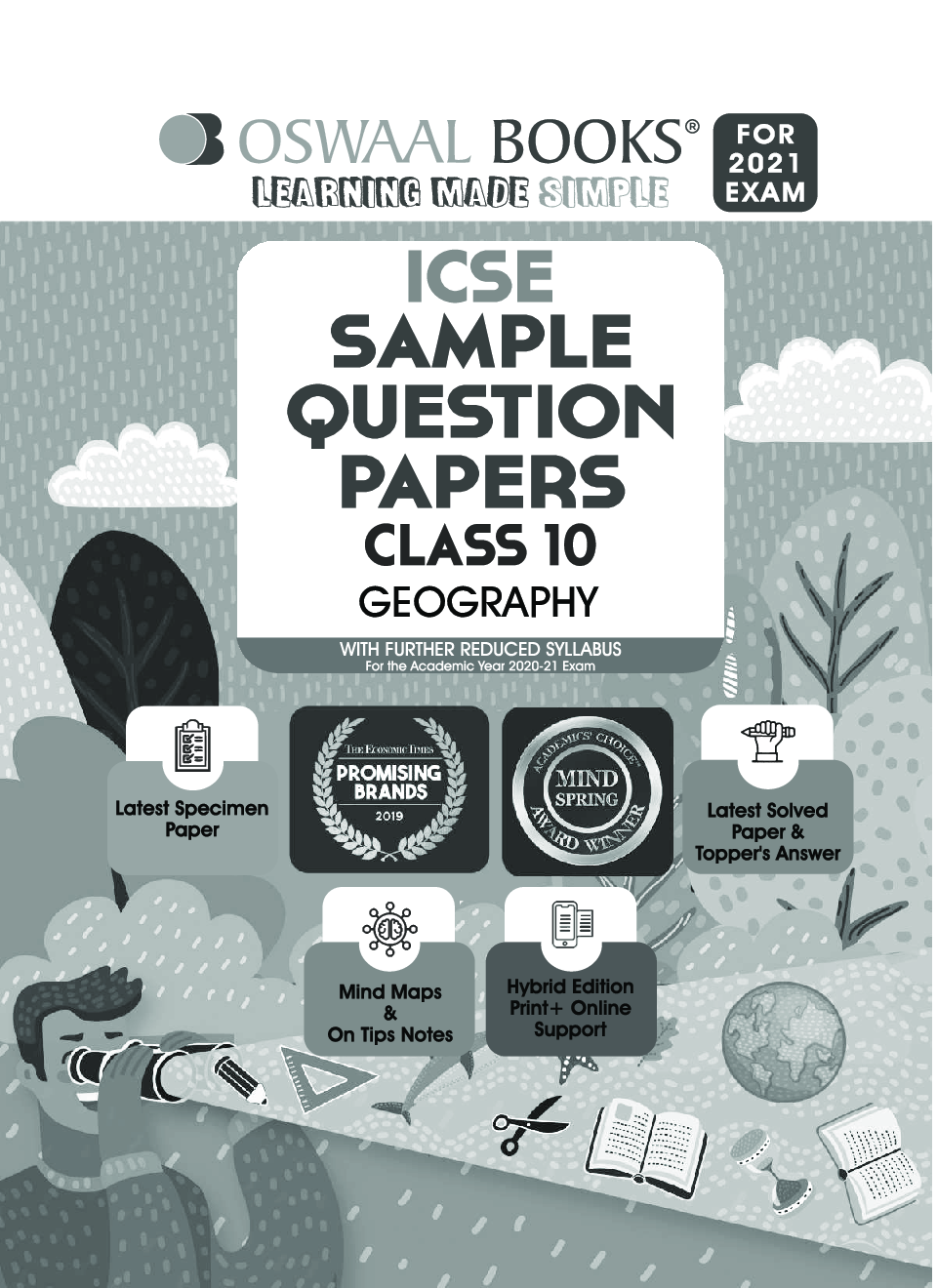 Download Oswaal ICSE Sample Question Papers Class 10 Geography Book