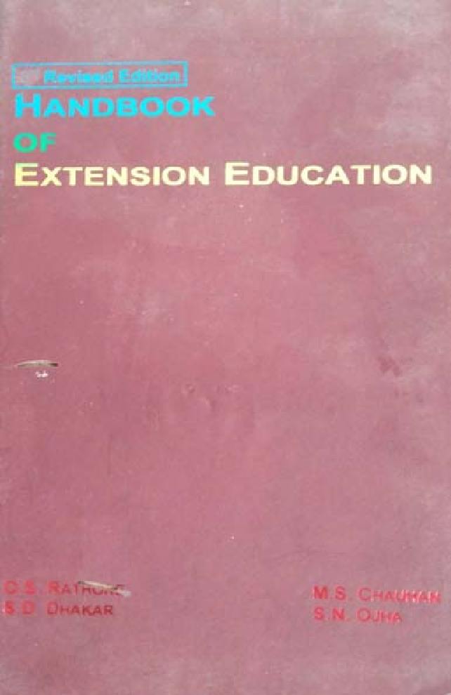 Handbook Of Extension Education - Page 1