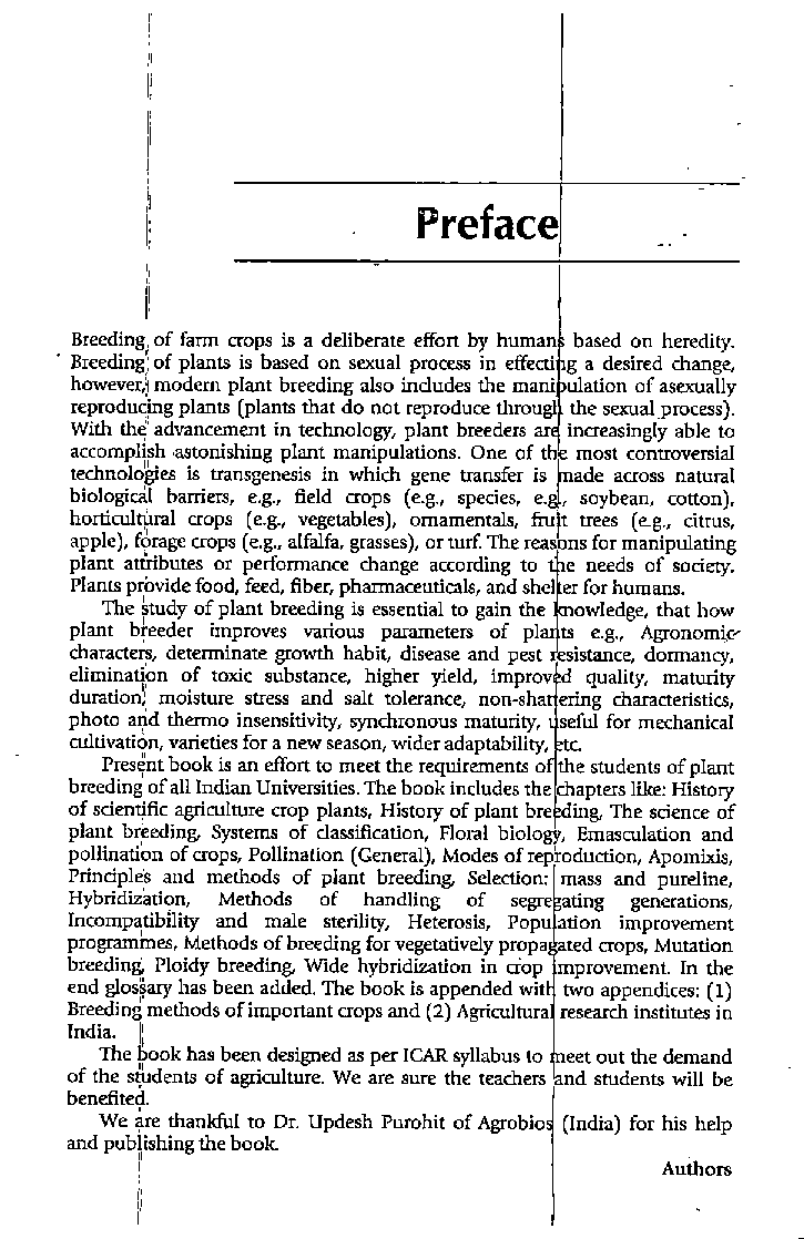 A Textbook Of Plant Breeding - Page 4