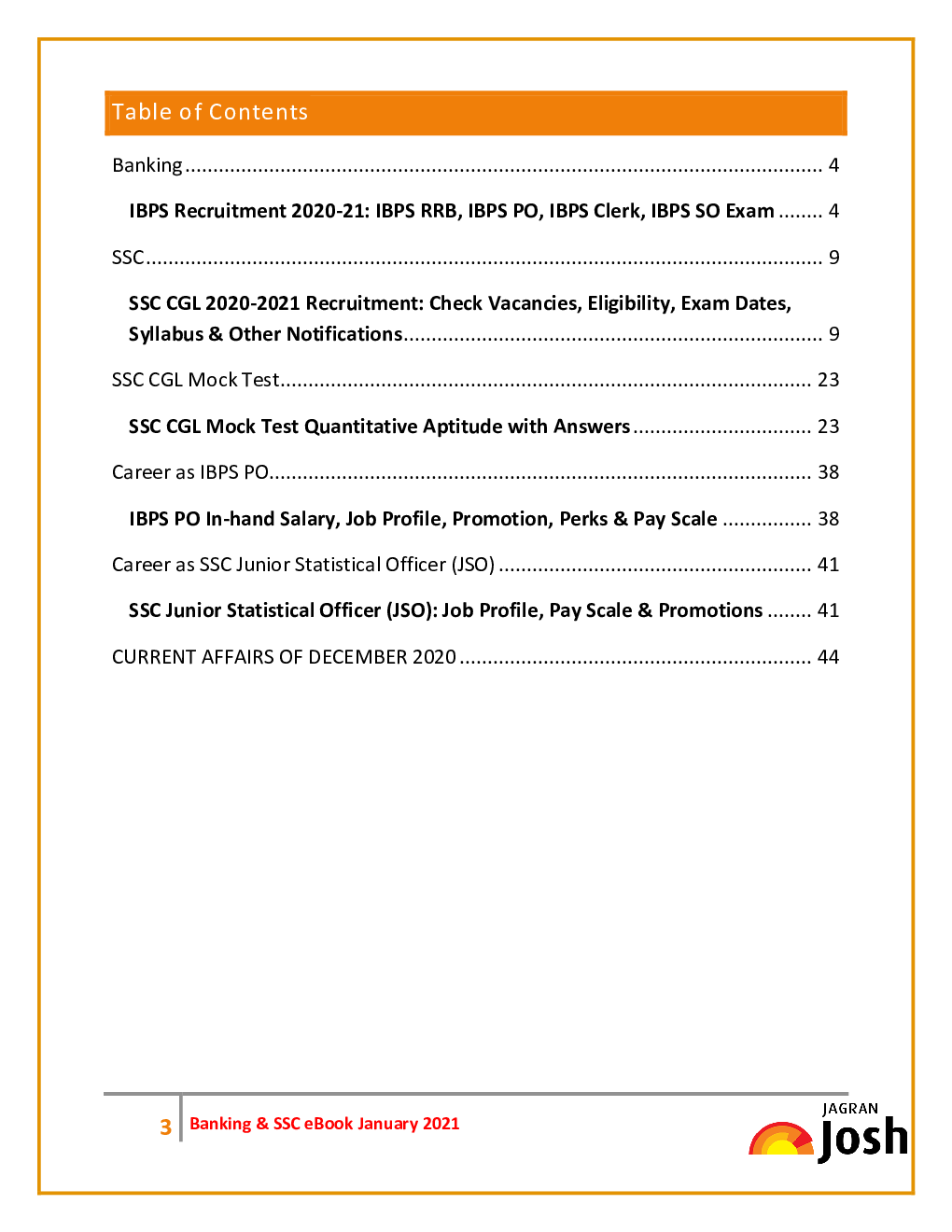 Banking & SSC January 2021 E-Book - Page 3