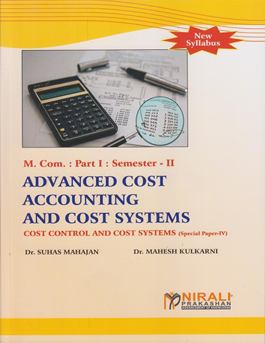 Advanced Cost Accounting and Cost Systems - Page 1