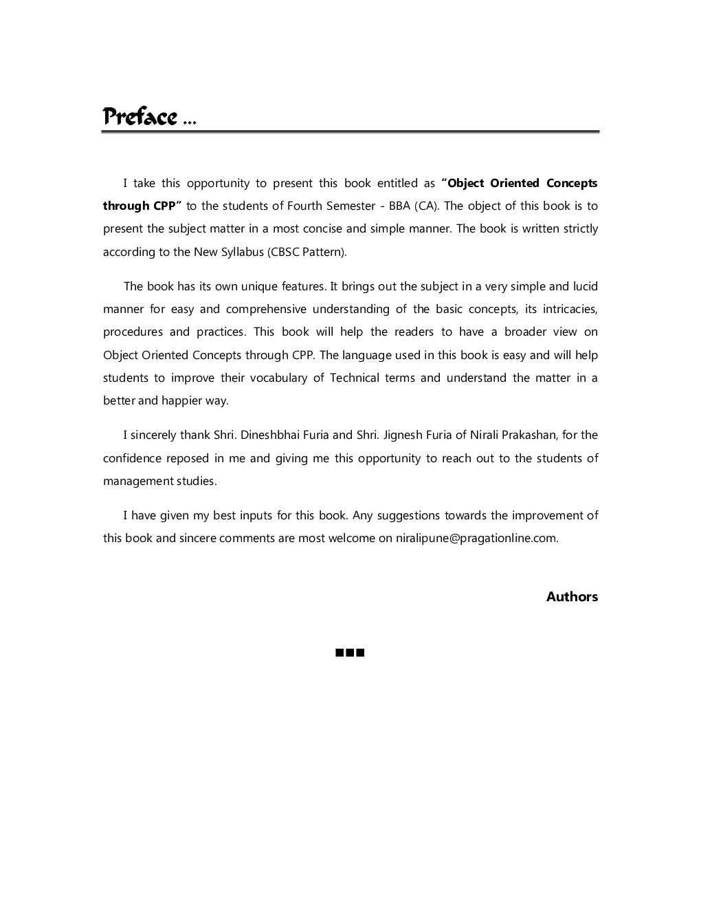 Object Oriented Concepts Through CPP - Page 4