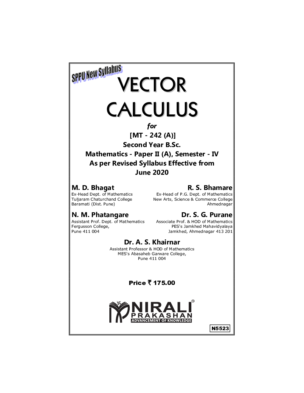 Vector Calculus - Page 2