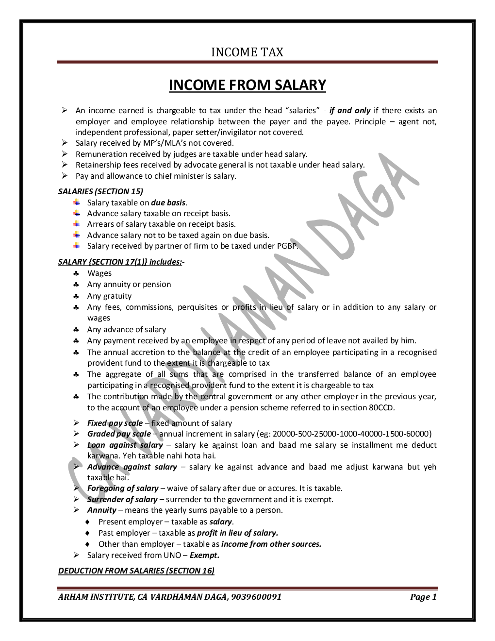 Taxation (Applicable For JAN/FEB 2021 Exams Only) - Page 3