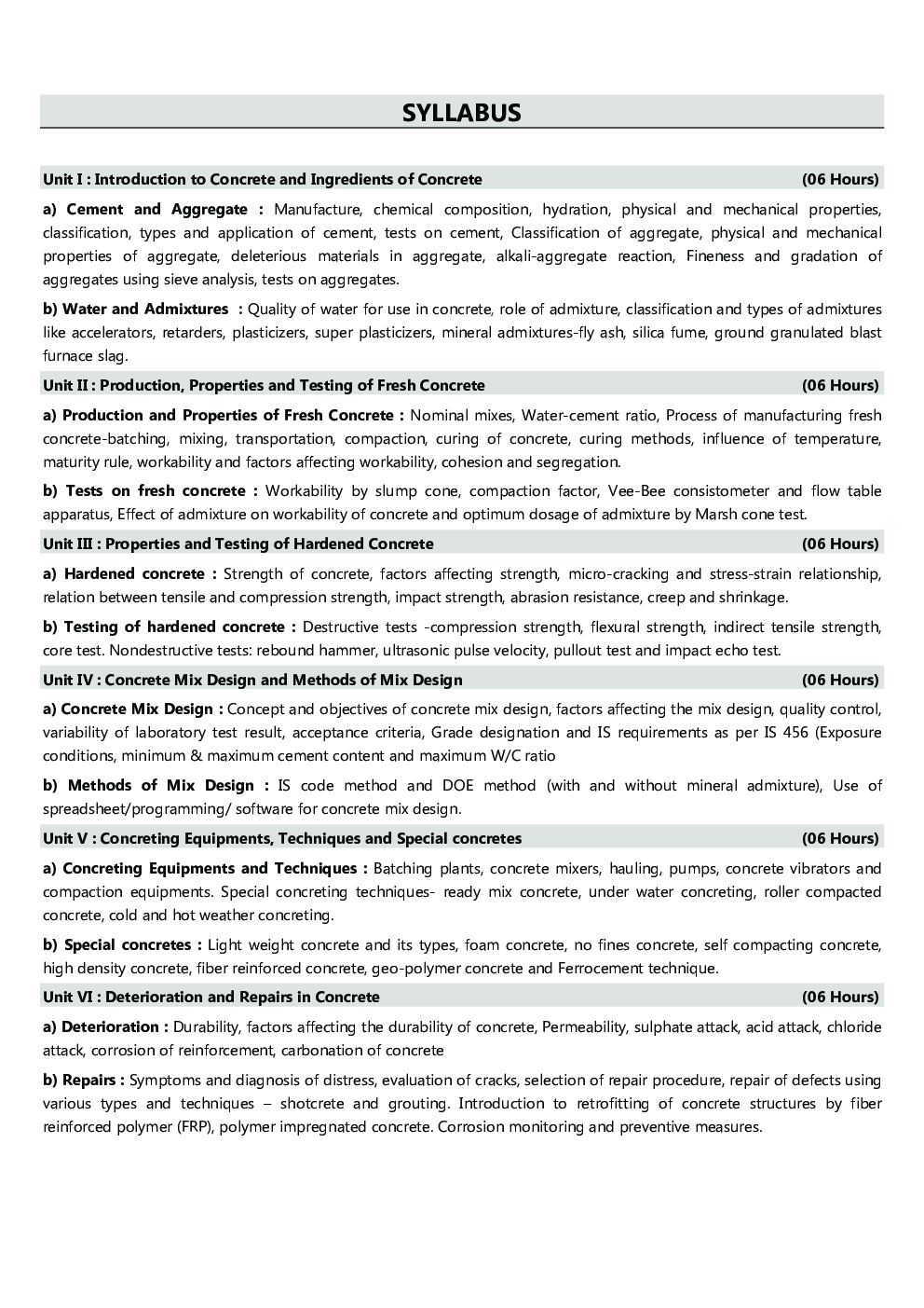 Concrete Technology - Page 5