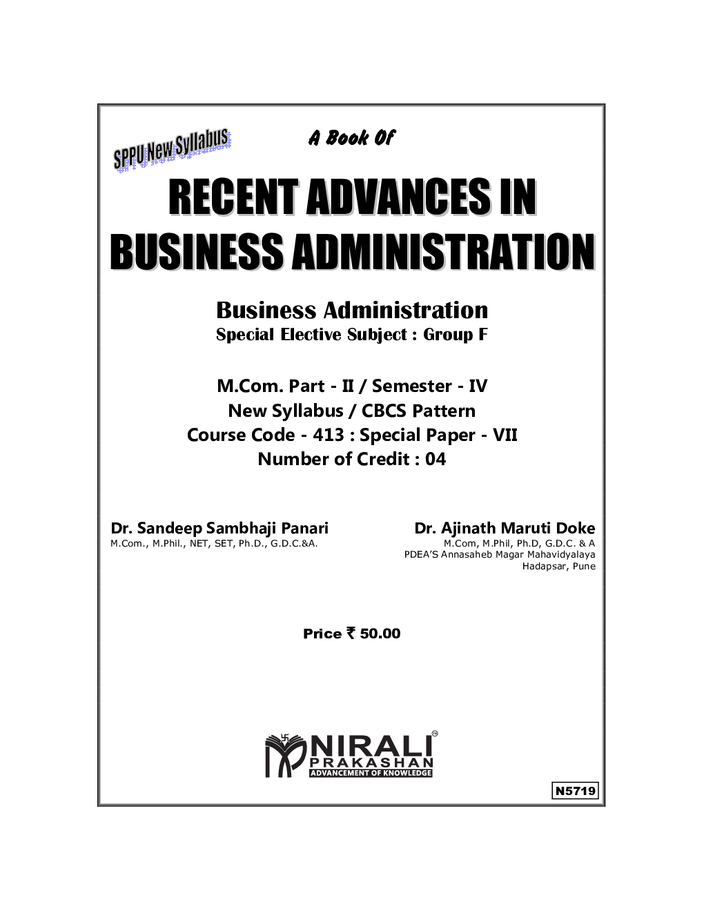 Recent Advances In Business Administration - Page 2